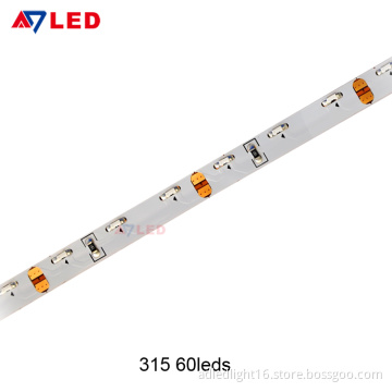 Adled Light cuttable 12v 24v 315 335 smd side emitting led strip light for showcase